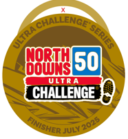 North Downs 50 Medal