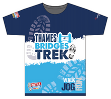 Load image into Gallery viewer, Thames Bridges Trek; Event Technical Tee Shirt